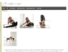 Tablet Screenshot of jennykaufmanyoga.com